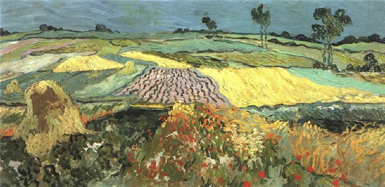 Wheat Fields Near Auvers Van Gogh Oil Painting